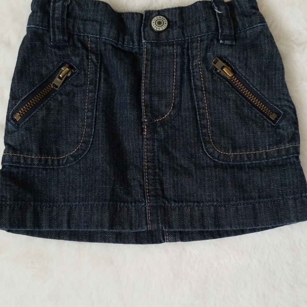 6-12 mos Jean Skirt